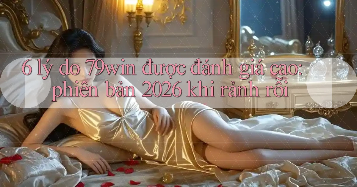 6 lý do 79win được đánh giá cao phiên bản 2026 khi rảnh rỗi