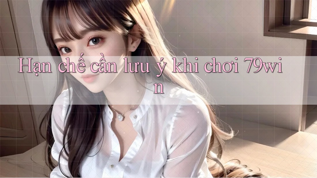 Hạn chế cần lưu ý khi chơi 79win