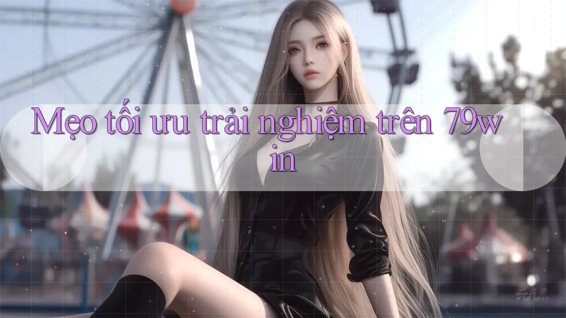 Mẹo tối ưu trải nghiệm trên 79win Mẹo tối ưu trải nghiệm trên 79win