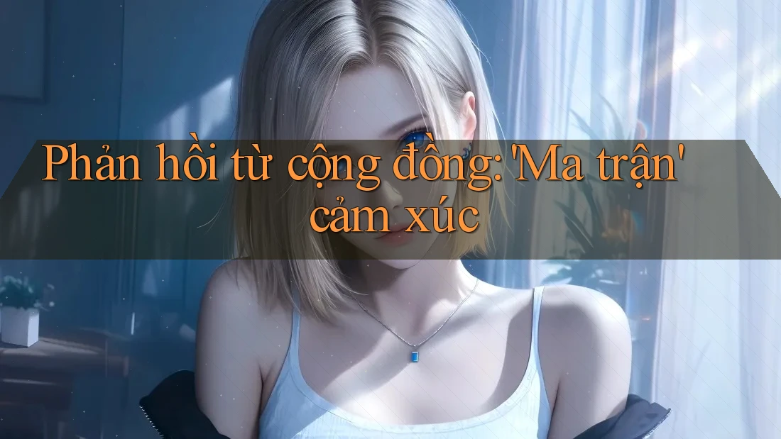 Phản hồi từ cộng đồng: 'Ma trận' cảm xúc Phản hồi từ cộng đồng: 'Ma trận' cảm xúc