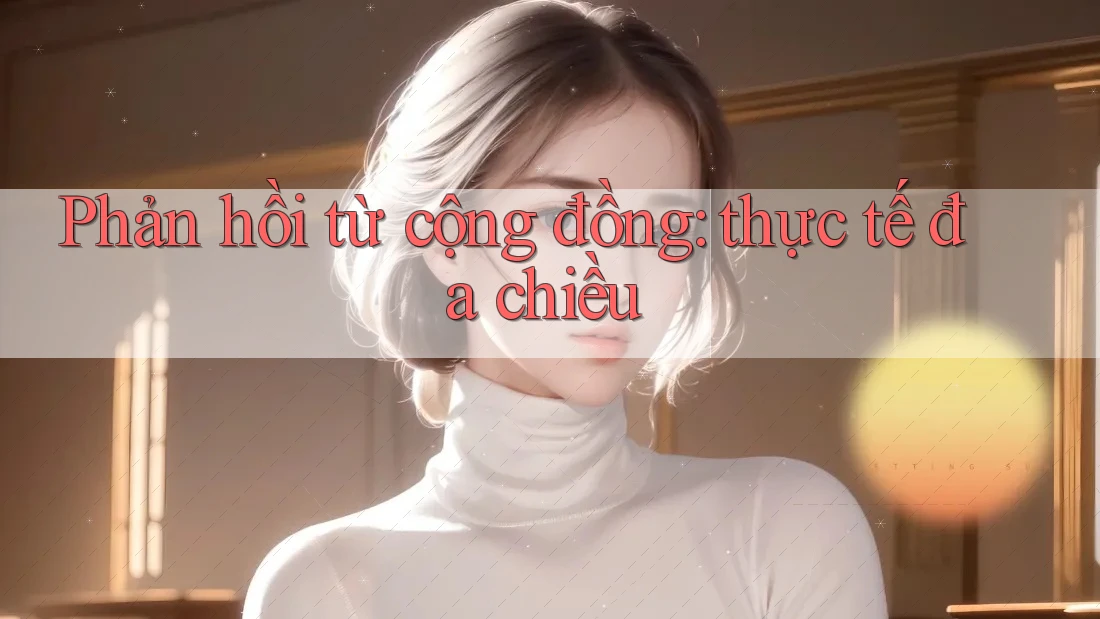 Phản hồi từ cộng đồng: thực tế đa chiều