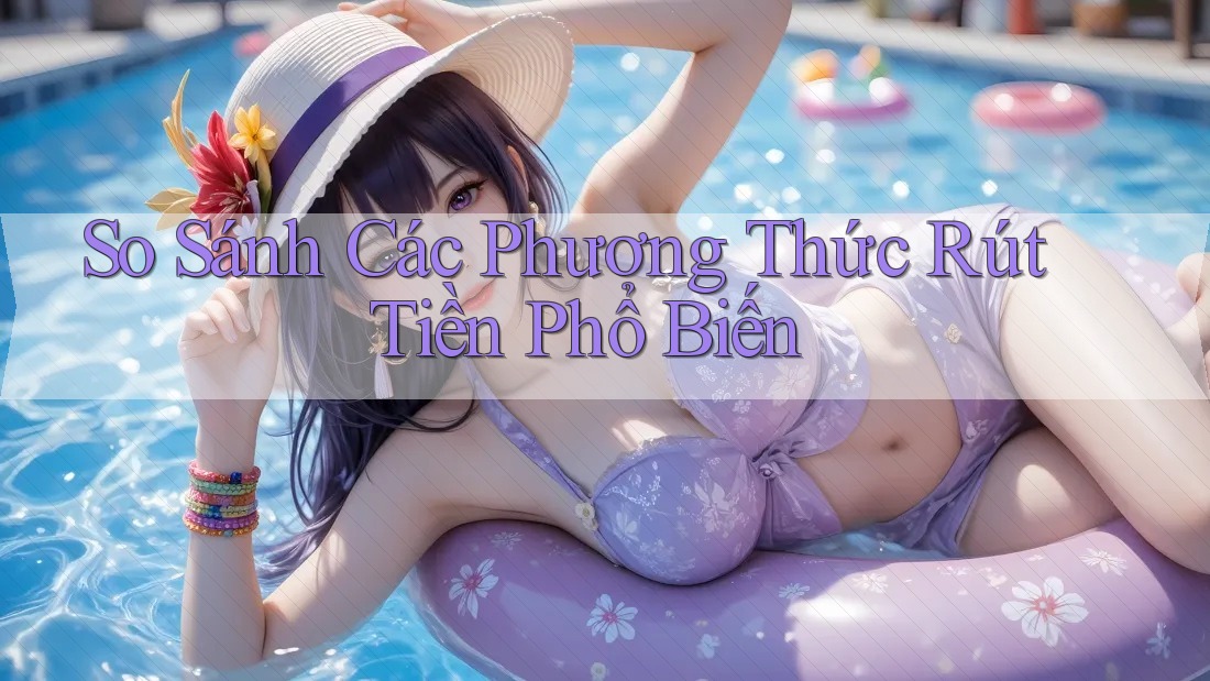 So sánh các phương thức rút tiền phổ biến So sánh các phương thức rút tiền phổ biến
