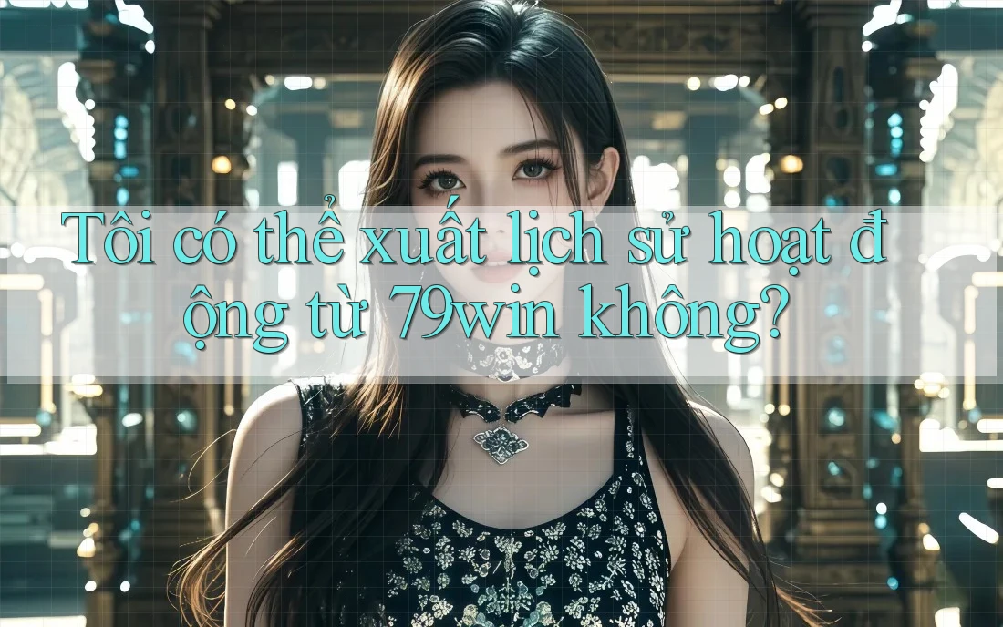 Tôi có thể xuất lịch sử hoạt động từ 79win không? Tôi có thể xuất lịch sử hoạt động từ 79win không?