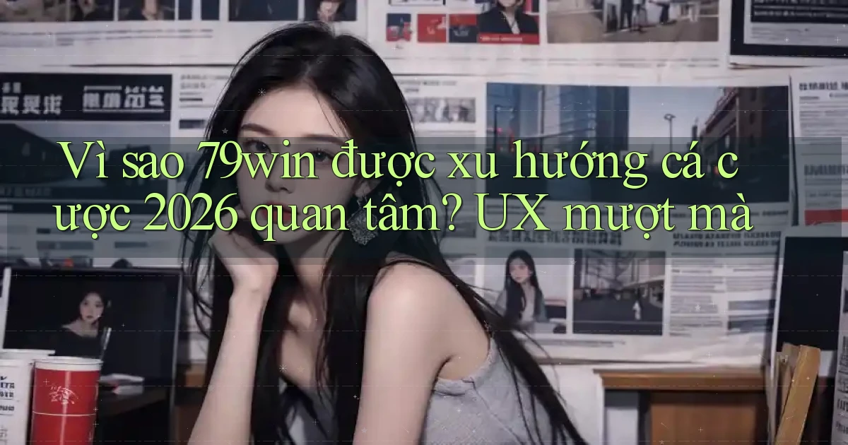 Vì sao 79win được xu hướng cá cược 2026 quan tâm UX mượt mà